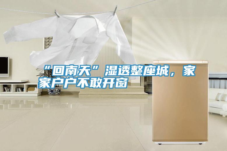 “回南天”濕透整座城，家家戶戶不敢開窗