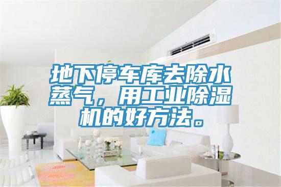 地下停車庫去除水蒸氣，用工業香蕉视频国产的好方法。