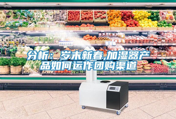 分析：歲末新春,加濕器產品如何運作團購渠道