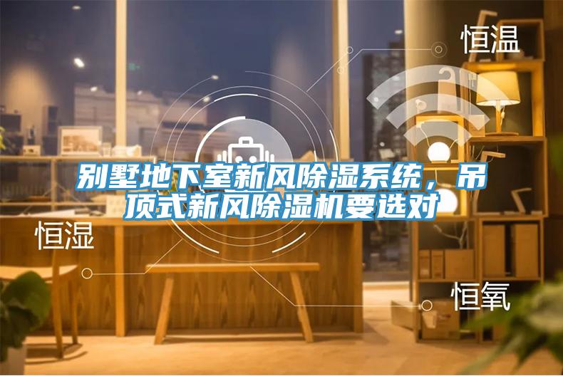 別墅地下室新風除濕係統，吊頂式新風香蕉视频国产要選對