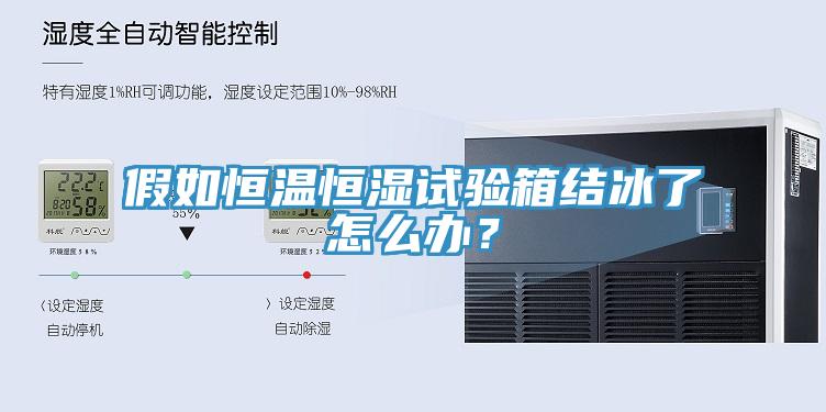 假如恒溫恒濕試驗箱結冰了怎麽辦？