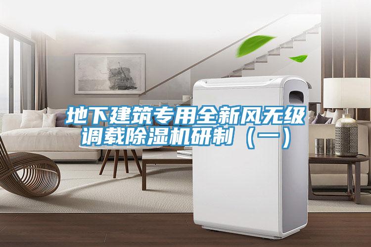 地下建築專用全新風無級調載香蕉视频国产研製（一）