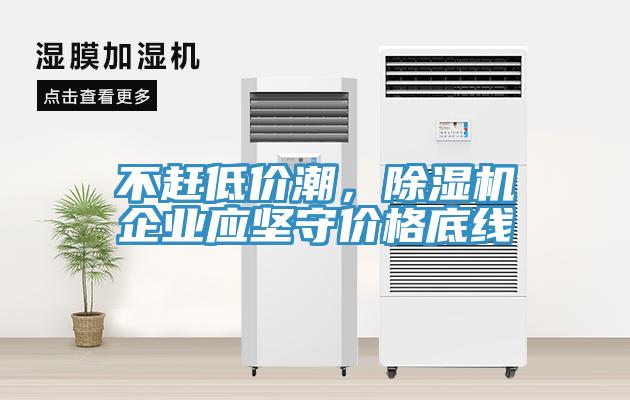 不趕低價潮，香蕉视频国产企業應堅守價格底線