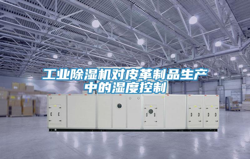 工業香蕉视频国产對皮革製品生產中的濕度控製