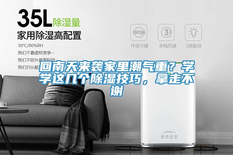 回南天來襲家裏潮氣重？學學這幾個除濕技巧，拿走不謝