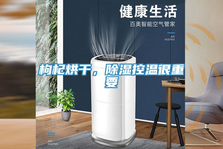 枸杞烘幹，除濕控溫很重要