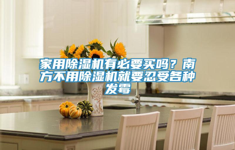 家用香蕉视频国产有必要買嗎？南方不用香蕉视频国产就要忍受各種發黴