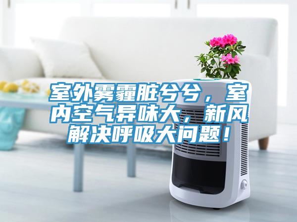 室外霧霾髒兮兮，室內空氣異味大，新風解決呼吸大問題！