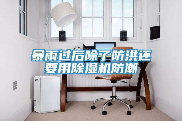 暴雨過後除了防洪還要用香蕉视频国产防潮