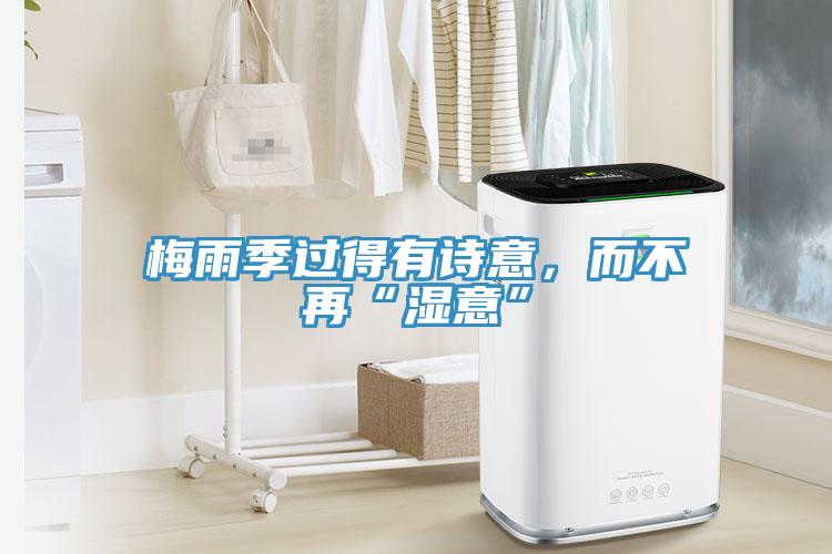 梅雨季過得有詩意，而不再“濕意”