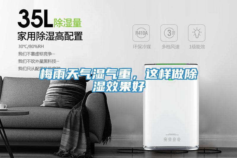 梅雨天氣濕氣重，這樣做除濕效果好