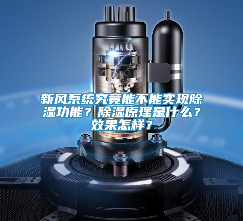 新風係統究竟能不能實現除濕功能？除濕原理是什麽？效果怎樣？