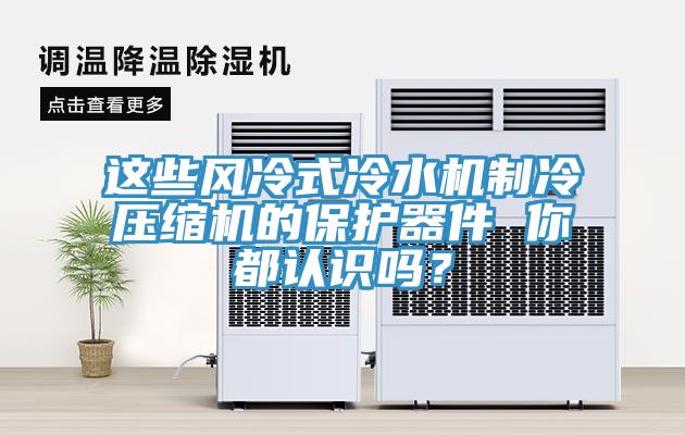這些風冷式冷水機製冷壓縮機的保護器件 你都認識嗎？