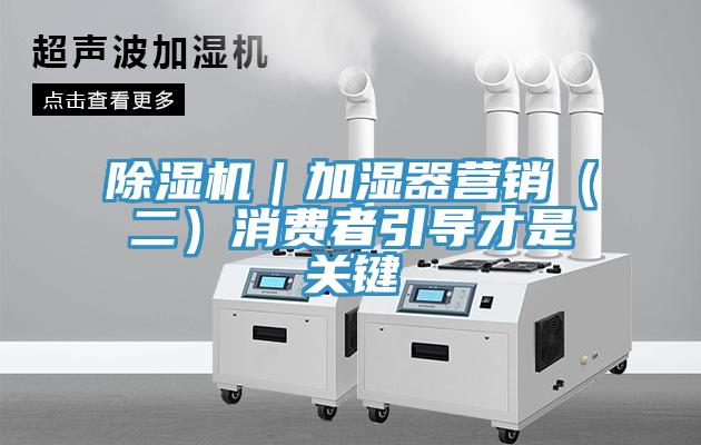 香蕉视频国产｜加濕器營銷（二）消費者引導才是關鍵