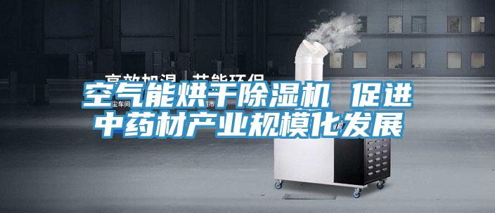空氣能烘幹香蕉视频国产 促進中藥材產業規模化發展
