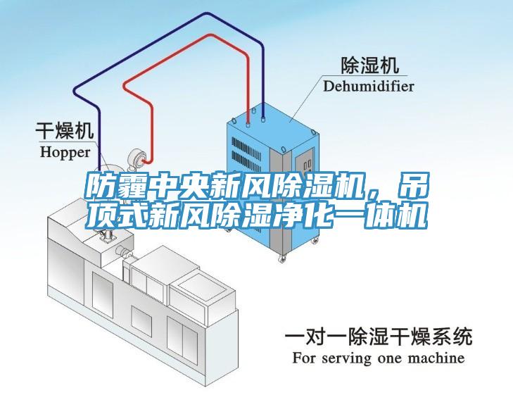 防霾中央新風香蕉视频国产，吊頂式新風除濕淨化一體機