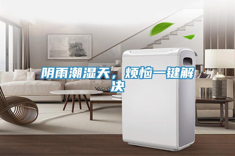 陰雨潮濕天，煩惱一鍵解決