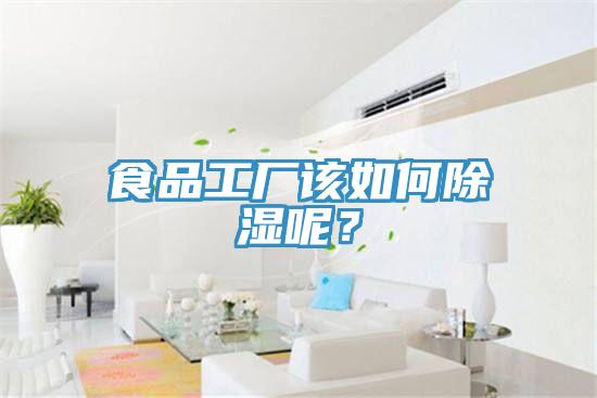 食品工廠該如何除濕呢？