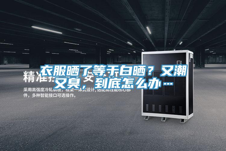 衣服曬了等於白曬？又潮又臭，到底怎麽辦…