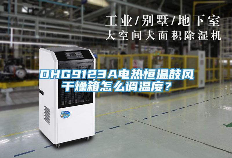 DHG9123A電熱恒溫鼓風幹燥箱怎麽調溫度？
