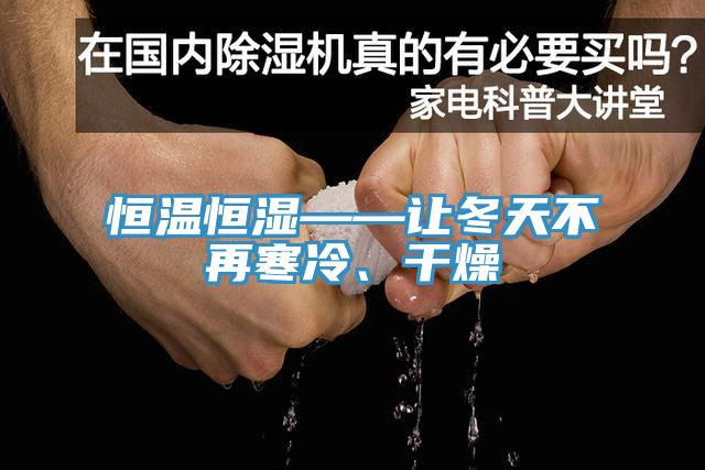恒溫恒濕——讓冬天不再寒冷、幹燥