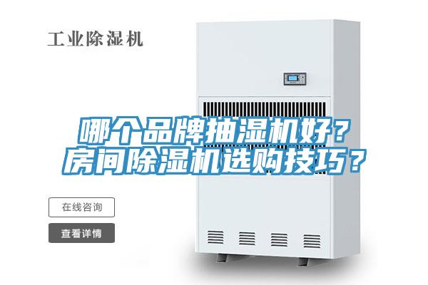 哪個品牌抽濕機好？房間香蕉视频国产選購技巧？