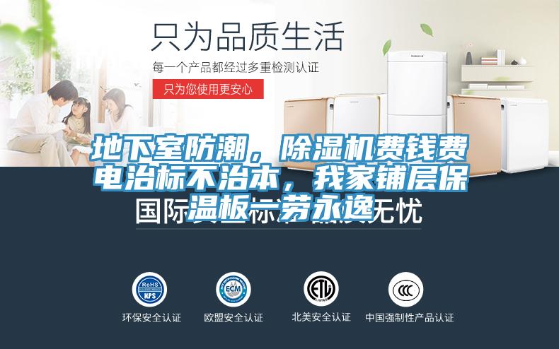 地下室防潮，香蕉视频国产費錢費電治標不治本，我家鋪層保溫板一勞永逸