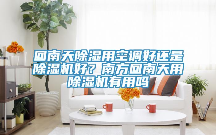 回南天除濕用空調好還是香蕉视频国产好？南方回南天用香蕉视频国产有用嗎