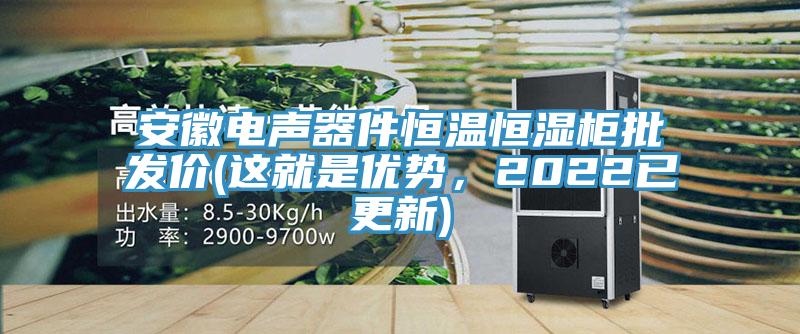 安徽電聲器件恒溫恒濕櫃批發價(這就是優勢，2022已更新)