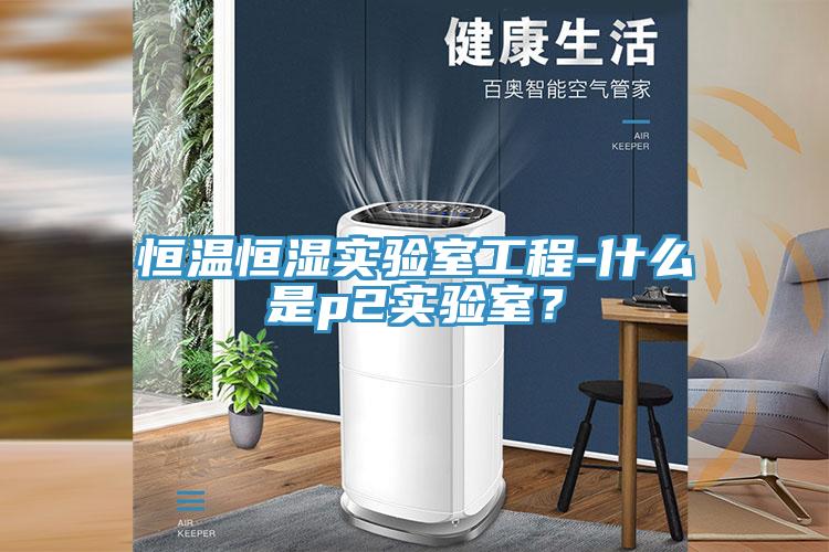 恒溫恒濕實驗室工程-什麽是p2實驗室？