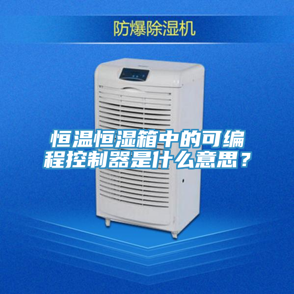 恒溫恒濕箱中的可編程控製器是什麽意思？