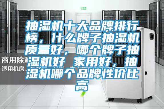 抽濕機十大品牌排行榜，什麽牌子抽濕機質量好，哪個牌子抽濕機好 家用好，抽濕機哪個品牌性價比高