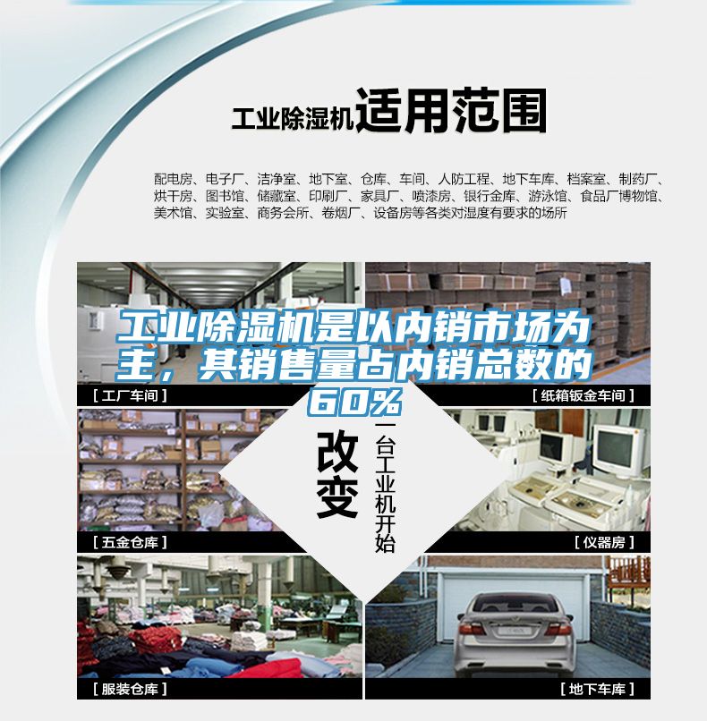 工業香蕉视频国产是以內銷市場為主，其銷售量占內銷總數的60%