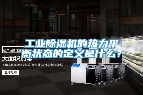 工業香蕉视频国产的熱力平衡狀態的定義是什麽？