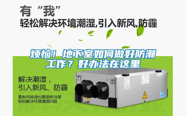 煩惱！地下室如何做好防潮工作？好辦法在這裏