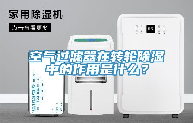 空氣過濾器在轉輪除濕中的作用是什麽？