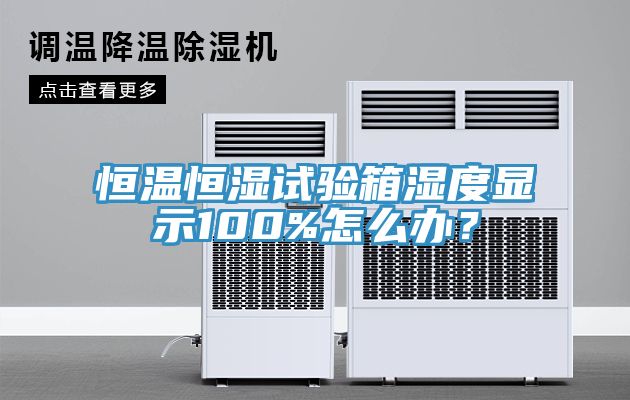 恒溫恒濕試驗箱濕度顯示100%怎麽辦？