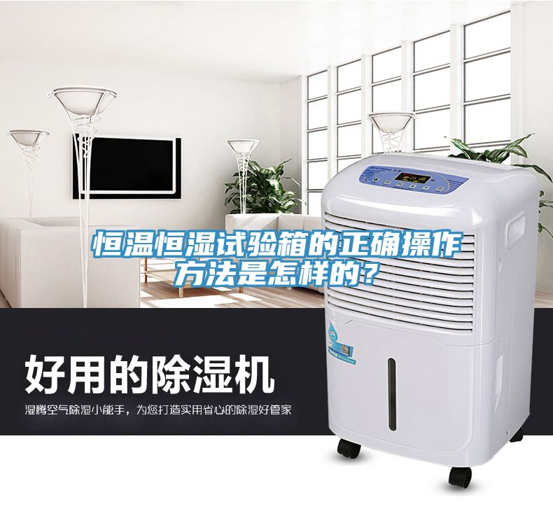 恒溫恒濕試驗箱的正確操作方法是怎樣的？