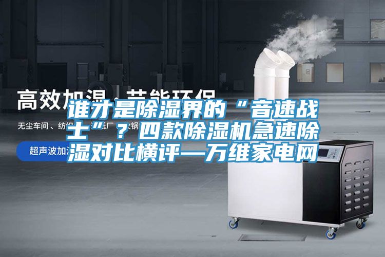 誰才是除濕界的“音速戰士”？四款香蕉视频国产急速除濕對比橫評—萬維家電網