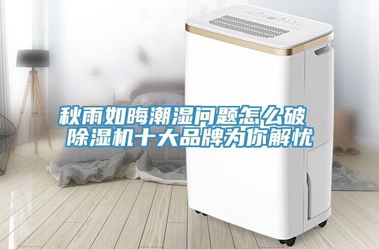 秋雨如晦潮濕問題怎麽破 香蕉视频国产十大品牌為你解憂