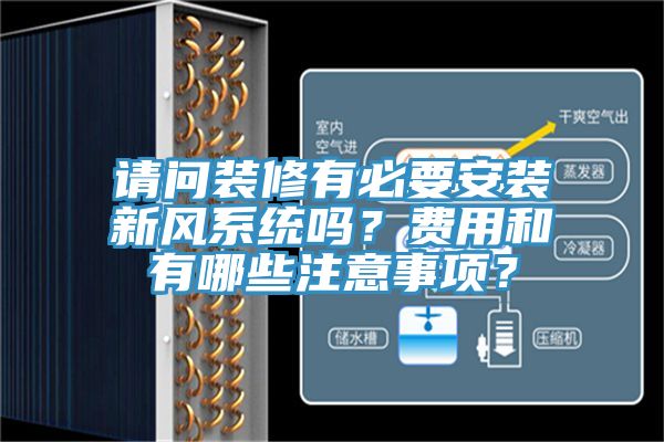 請問裝修有必要安裝新風係統嗎？費用和有哪些注意事項？