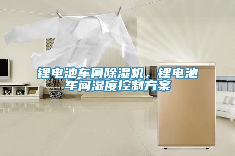 鋰電池車間香蕉视频国产，鋰電池車間濕度控製方案