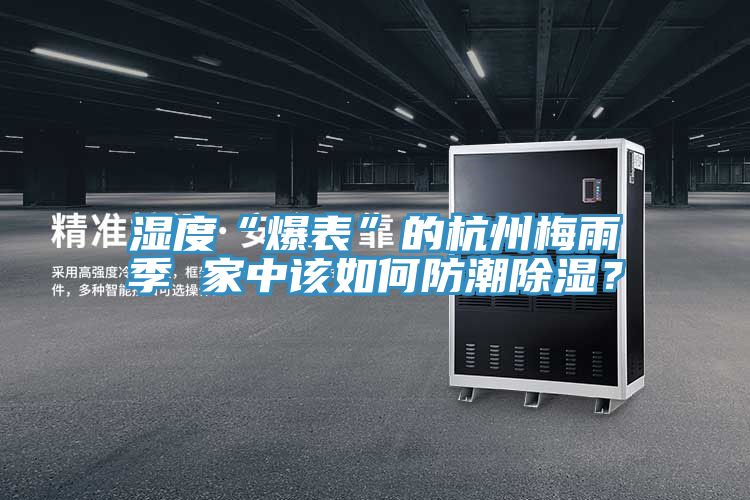 濕度“爆表”的杭州梅雨季 家中該如何防潮除濕？