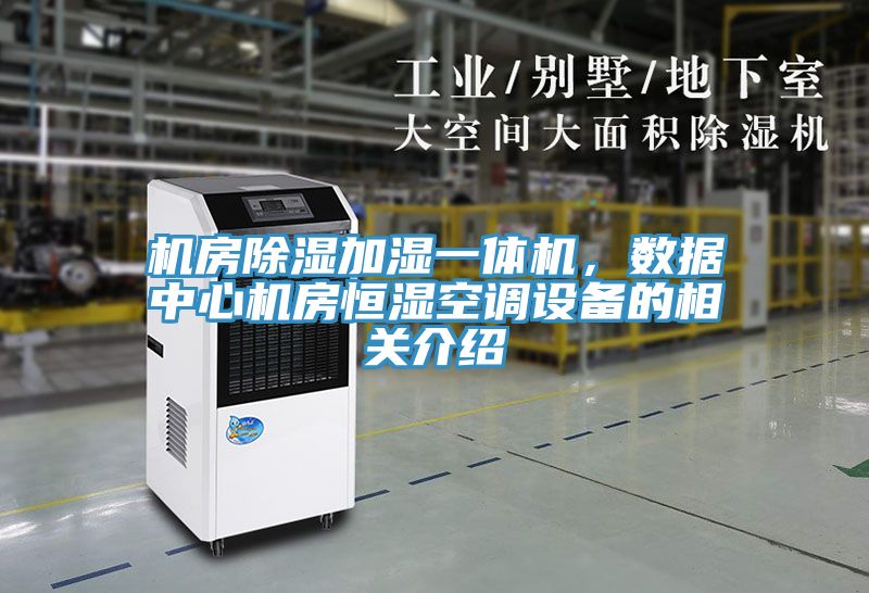 機房除濕加濕一體機，數據中心機房恒濕空調設備的相關介紹