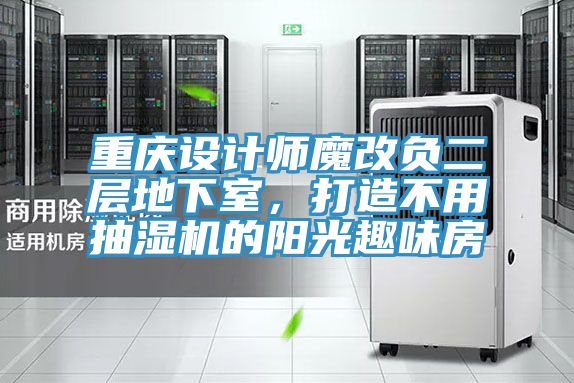 重慶設計師魔改負二層地下室，打造不用抽濕機的陽光趣味房