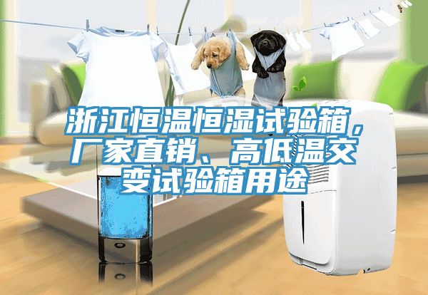 浙江恒溫恒濕試驗箱，廠家直銷、高低溫交變試驗箱用途
