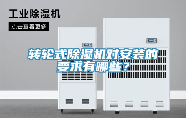 轉輪式香蕉视频国产對安裝的要求有哪些？