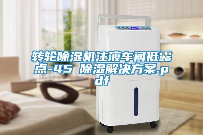 轉輪香蕉视频国产注液車間低露點-45℃除濕解決方案.pdf